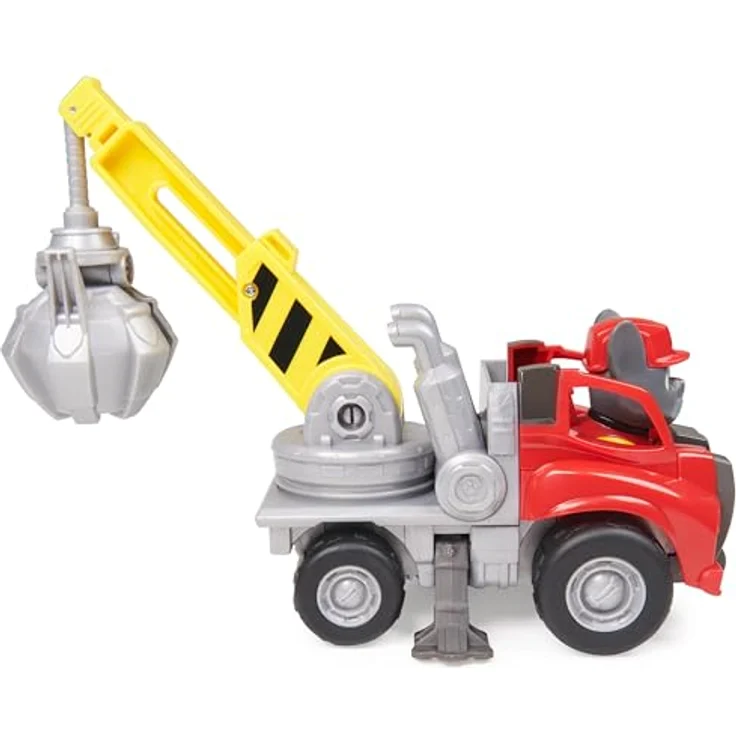 Spin Master Rubble & Crew, Kran-Baufahrzeug Solid Charger mit dreh- und ausfahrbarem Ausleger, inkl. abnehmbarer Spielfigur, für Kinder ab 3 Jahren – Bild 9