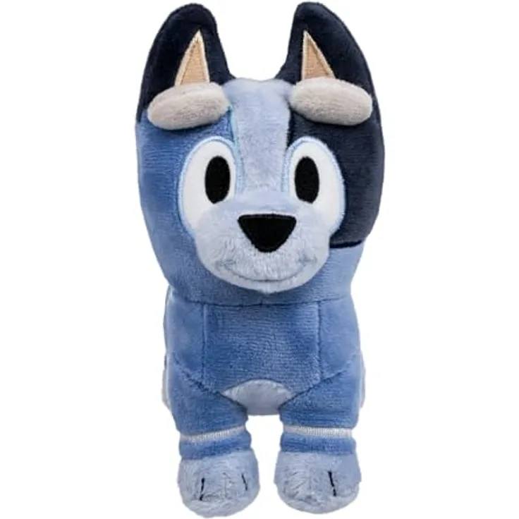 Moose Toys Bluey Plüsch Socks Kuscheltier, weicher Hund 20 cm, ideal für Kinder ab 3 Jahren
