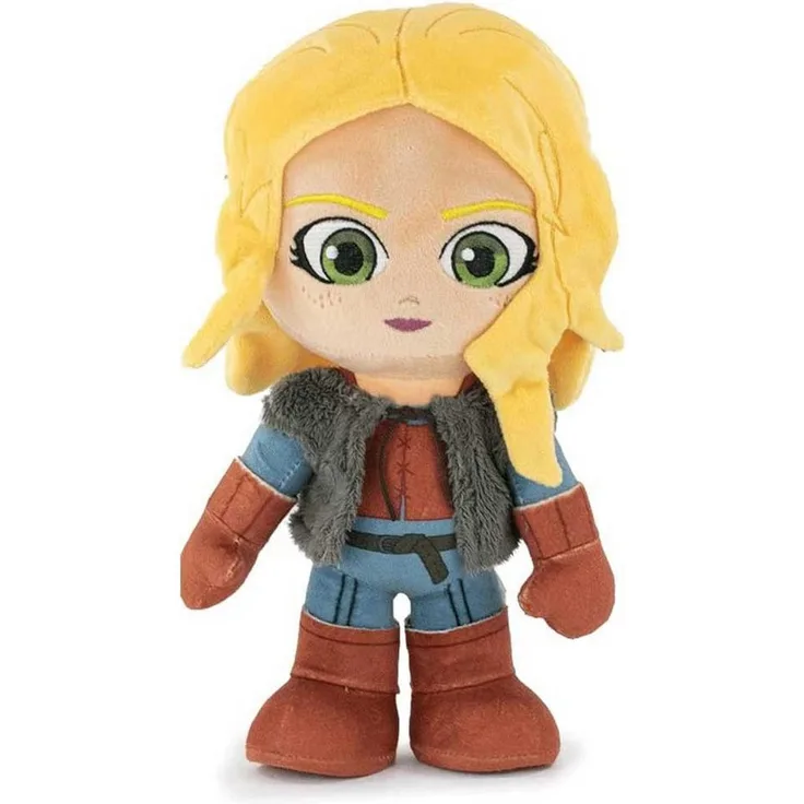 Tinisu The Witcher Ciri Kuscheltier - 28 cm Plüschtier in Mehrfarbig, Hexer Cirilla