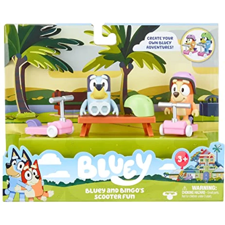 Bluey und Fahrzeug: Figuren (6,3–7,6 cm) mit beweglichen Gelenken, 2er-Pack – Bild 10