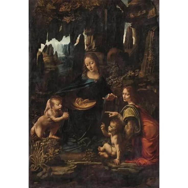 Clementoni Museum Collection Puzzle 1000 Teile, Leonardo Felsgrottenmadonna, 70 x 50 cm für Erwachsene, anspruchsvolles Motiv, 14-99 Jahre, 39976 – Bild 2