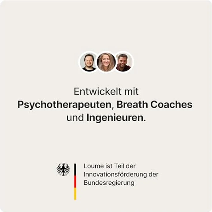 Loume® Einschlafhilfe mit rotem Licht, Atemtechnik & geführte Meditation, Naturklänge und White Noise, App-gesteuert für besseren Schlaf und Stressabbau – Bild 3
