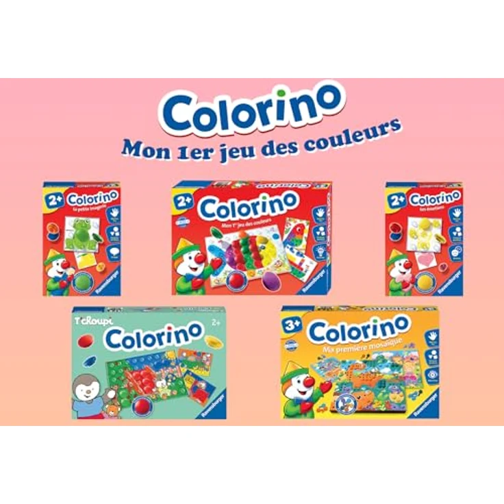 Ravensburger Colorino The little imagery, Brettspiel zur Farb- und Worterkennung für Kinder, orange – Bild 4