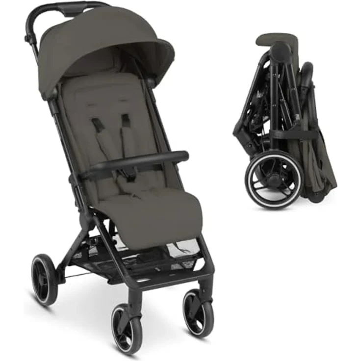 ABC Design Reisebuggy Ping 2 Trekking - Kinderbuggy mit großen Rädern, flacher Liegeposition und kompaktem Faltmaß - ab Geburt bis 22 kg - Cloud – Bild 1