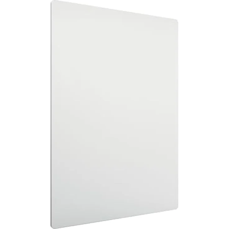 NOBO Whiteboard 60 x 45 cm, rahmenloses magnetisches Maltafel in Weiß mit innovativem Befestigungssystem – Bild 1