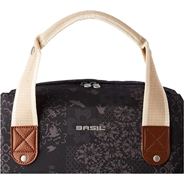 Basil Unisex – Erwachsene Bohème Lenkertasche, Schwarz, 8 Liter, 38 cm x 16 cm x 38 cm – Bild 4