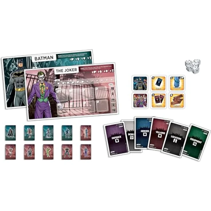 Topi games DC Comics Brettspiel Batman The Savior of Gotham City, strategisches Spiel für 2-8 Spieler, empfohlene Alter ab 8 Jahren, englische Version, Spieldauer 30-45 Minuten – Bild 3