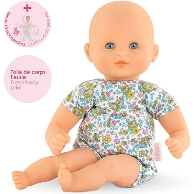 Corolle® Babypuppe Corolle Mon Premier Poupon Calin Teddy Bär, mit Vanilleduft, 30cm, hellrosa – Bild 6