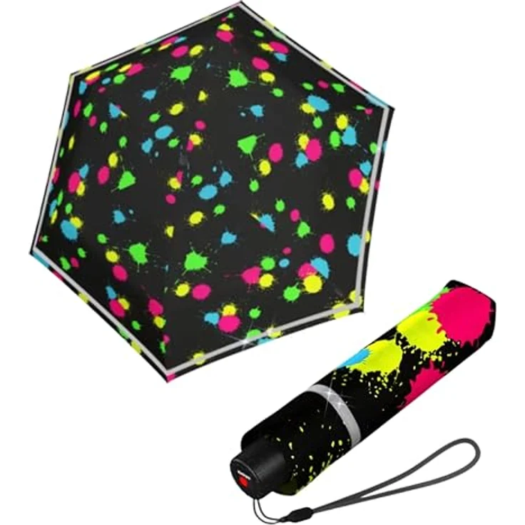 Knirps Rookie Manual Kinder Schultaschenschirm Regenschirm Taschen Kinderschirm Bubble Bust – Bild 2