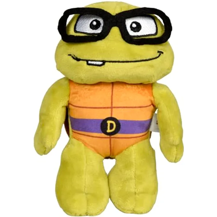 TEENAGE MUTANT NINJA Turtles Mutant Mayhem Donatello Toddler Soft Plush Toy, 6-Inch Tall, Movie Match Design