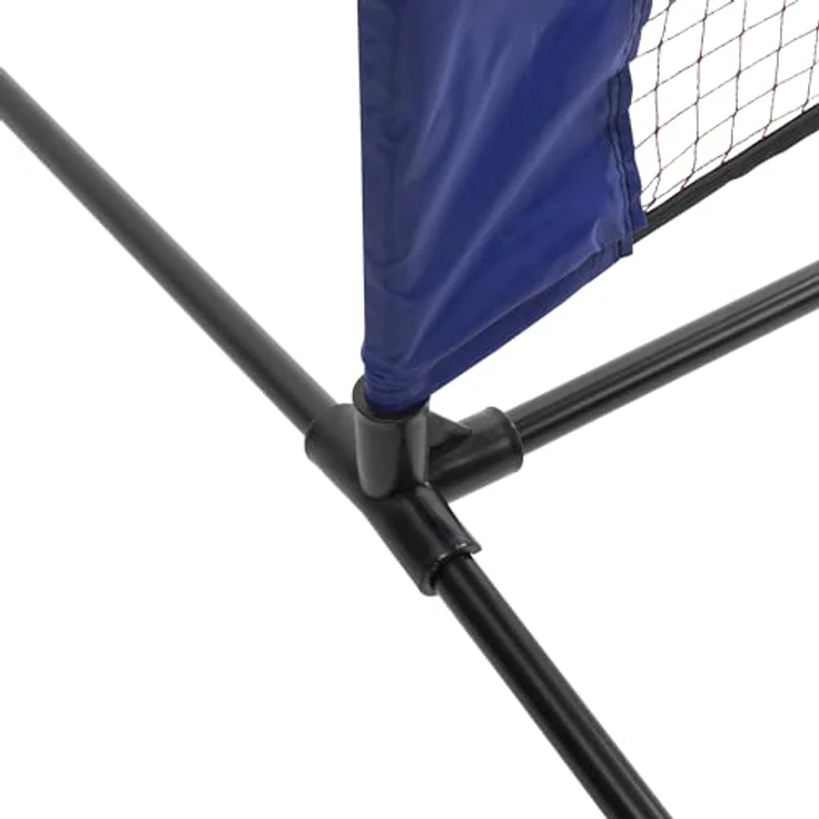 Idena 40253 - Pickleball Set mit 2 Paddle-Schlägern, Netz mit Ständer (302 x 80 cm), Indoor Ball und Outdoor Ball, grün und orange – Bild 5