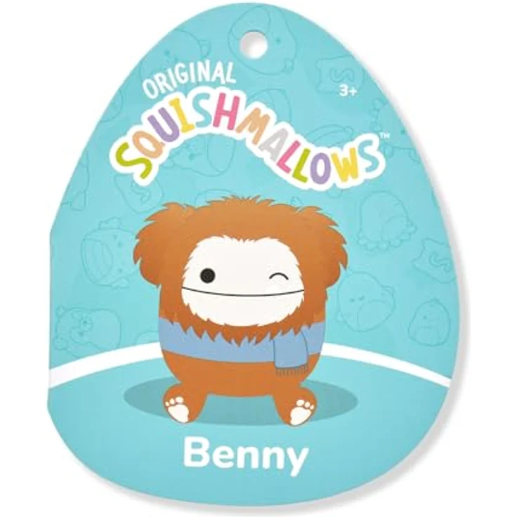 Squishmallows SQCR07266 - Benny der Bigfoot 30 cm, superweiches Kuscheltier, offizielles Jazwares Plüsch – Bild 5