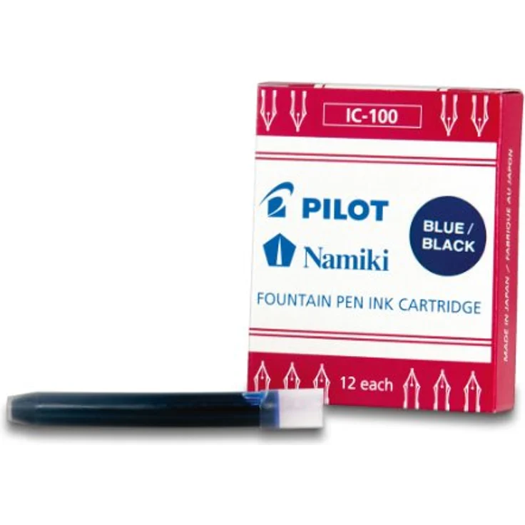Pilot Pen Füllhalter IC-100-LB, blauschwarz, 12 Stück/Schachtel – Bild 2