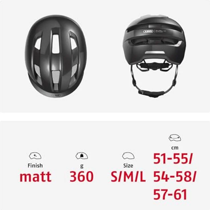 Abus PURL-Y Fahrradhelm, NTA-Schutzhelm für Erwachsene und Jugendliche, geeignet für E-Bike und S-Pedelec – Bild 5