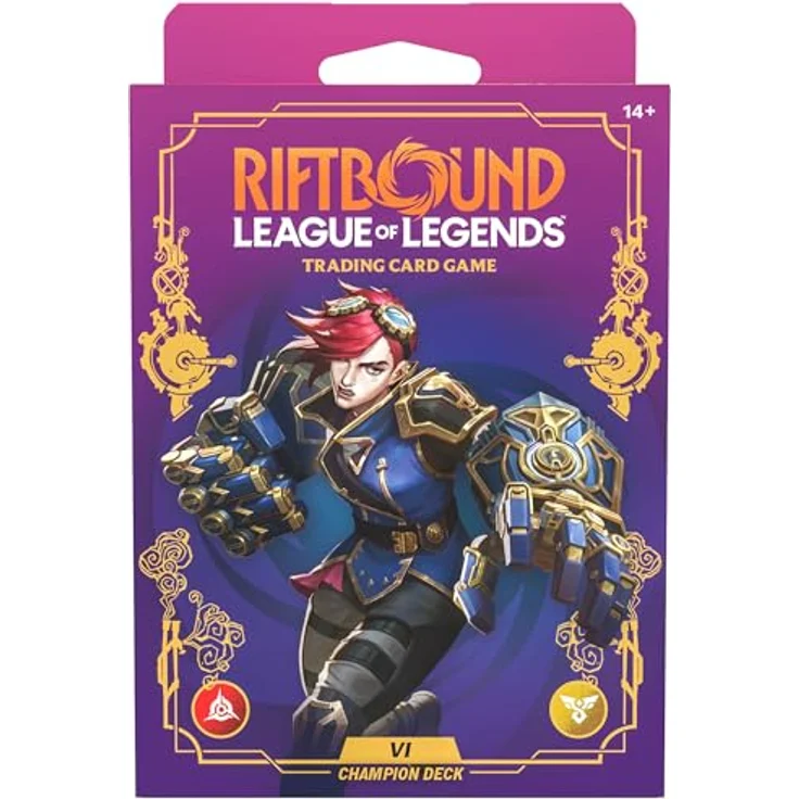 Hasbro Riftbound: League of Legends TCG: Unleashed – Vi Champion Deck, Sammelkarten, für Kinder ab 3 Jahren – Bild 1