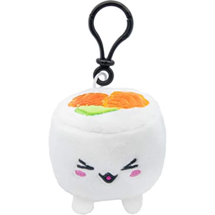 Joy Toy Plushi Uramaki Sushi mit Lachs Plüsch Clip On 7 cm – Bild 1