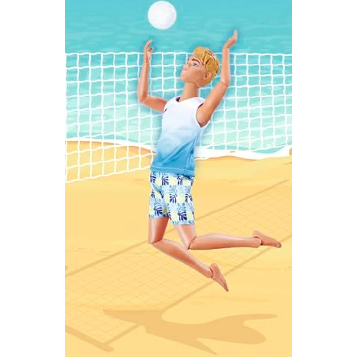 SIMBA Anziehpuppe Steffi Love Beach Kevin Strandoutfit, vollbeweglich, 30cm groß, 3-12 Jahre, blau – Bild 3