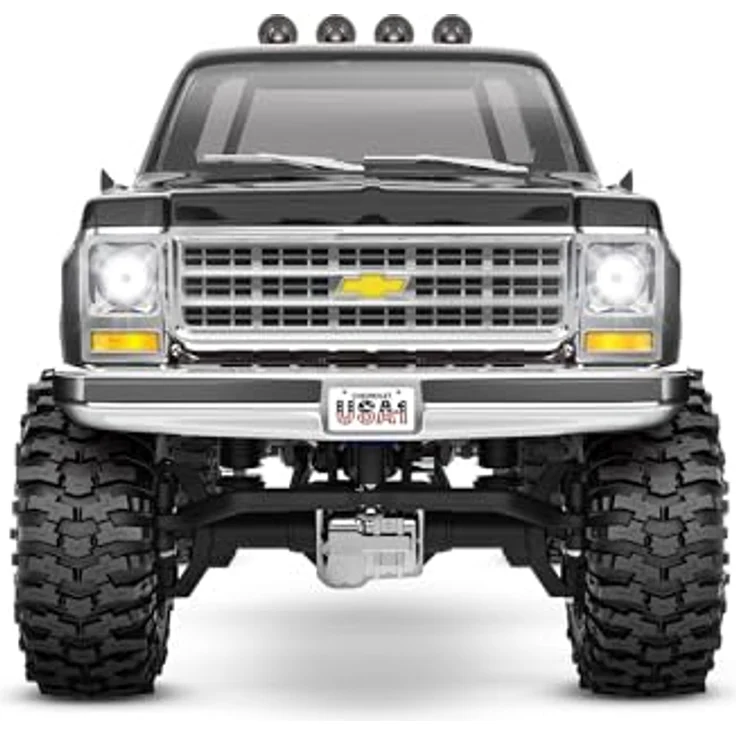 Traxxas TRX-4M RC Crawler Chevy K10 4x4 lifted schwarz 1:18 RTR, Ferngesteuertes Auto mit Long-Arm Lift Kit und größeren Reifen - Preisvergleich – Bild 3