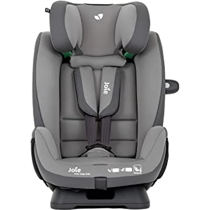 Joie Every Stage, Kindersitz für 0-12 Jahre, ECE R129/i-Size Norm, mit verstärktem Seitenaufprallschutz, ergonomischem Design, grau – Bild 3
