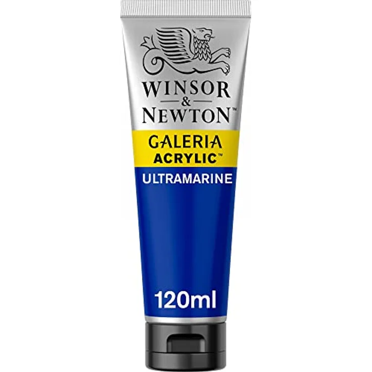 Winsor & Newton Galeria Acrylfarbe, hohe Pigmentierung, lichtecht, buttrige Konsistenz, 120 ml Tube - Ultramarin – Bild 1