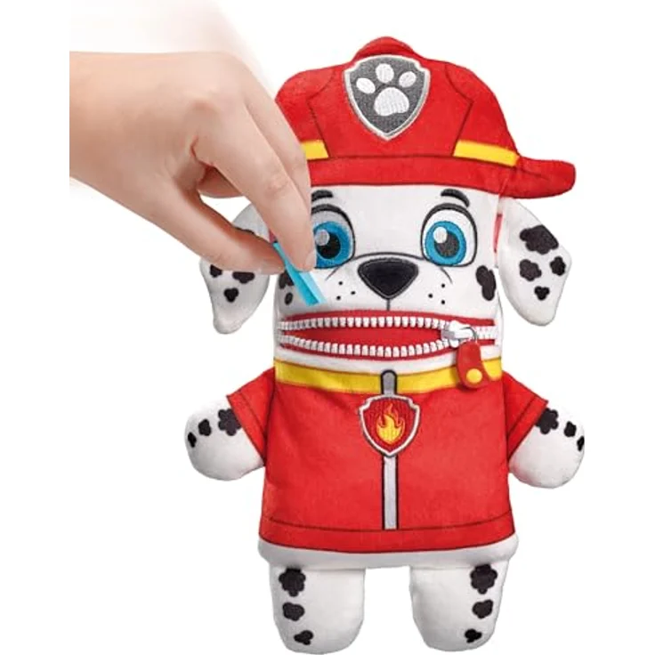 Schmidt Spiele Sorgenfresser Paw Patrol Marshall, Plüschfigur, 29 cm, handwaschbar, elastisches Material – Bild 5