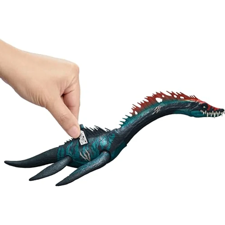 Mattel® Actionfigur Jurassic World Gigantic Trackers Styxosaurus, ca. 35,3 cm lang mit dramatischen Angriffsbewegungen und dekorativem Design – Bild 6