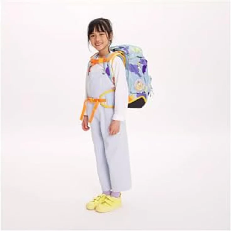 ergobag Schulranzen pack Set (6-tlg.), ergonomischer Schulrucksack mit verstellbarem Your-Size-System und individuellen Kletties – Bild 7