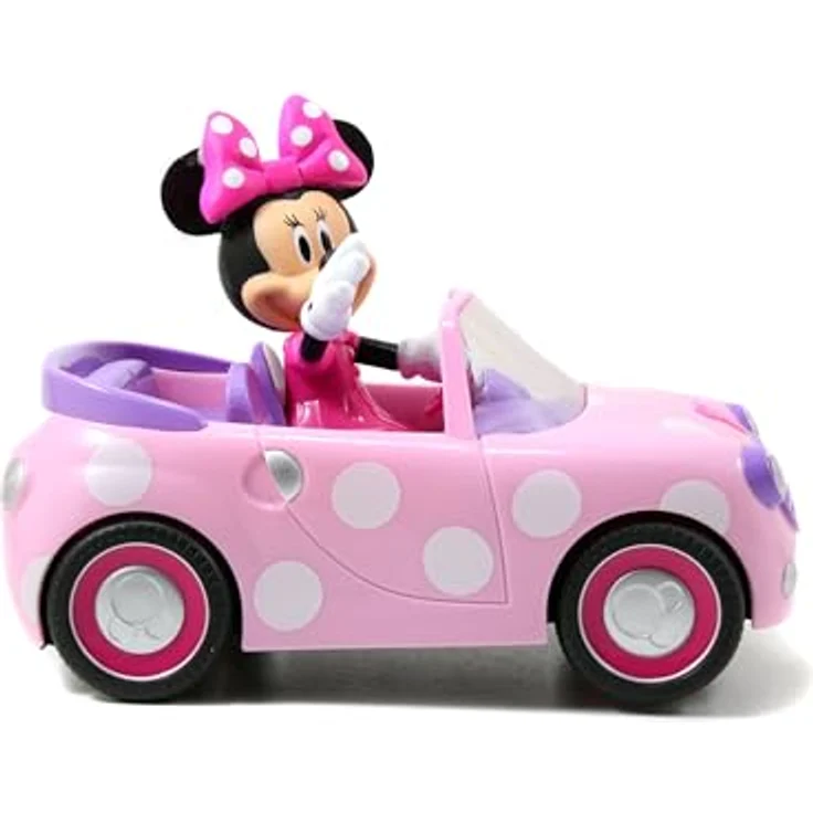 JADA RC-Auto Disney Minnie Mouse Roadster, 2,4GHz, rosa gepunktet – Bild 3