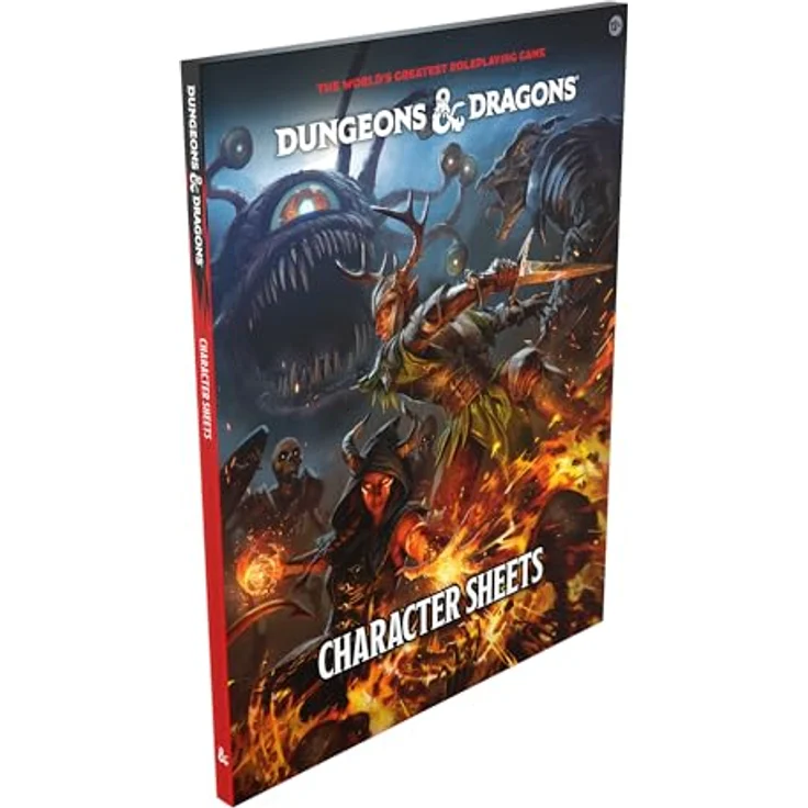 Dungeons & Dragons 2024 Character Sheets, 50 doppelseitige Charakterblätter für die 5. Edition, illustriert – Bild 5