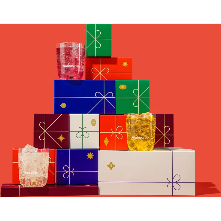 Waterdrop® Adventskalender Large 2025 – 25 Türchen mit Limited Editions, Partnerprodukten & Accessoires in wiederverwendbarer Geschenkbox – Bild 6