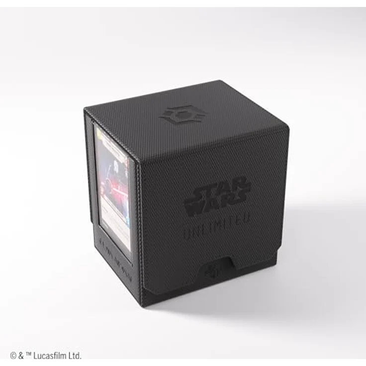 Gamegenic Star Wars: Unlimited Twin Suns Deck Pod – Premium Deckbox für bis zu 100 Karten, Schwarz, inklusive Hyperspace-Foil Sammelkarte – Bild 2