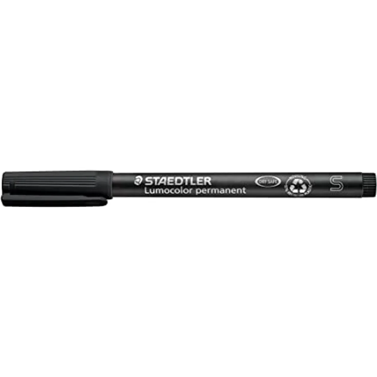 STAEDTLER Marker für Fotografie Lumocolor permanent, zur Beschriftung von Fotos und Fotobüchern, wisch- und wasserfest, lichtbeständig, Schwarz, Linienbreite S ca. 0,4 mm, 313-9 BK-1 – Bild 2