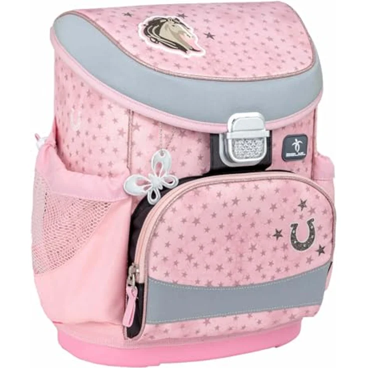 Belmil Mini-Fit Schulranzen Set 4-teilig (405-33/AG/S) (Star Horses) - Leichtes ergonomisches Schulranzen-Set für Erstklässler, wasserdicht, reflektierende Elemente, AGR empfohlen – Bild 3