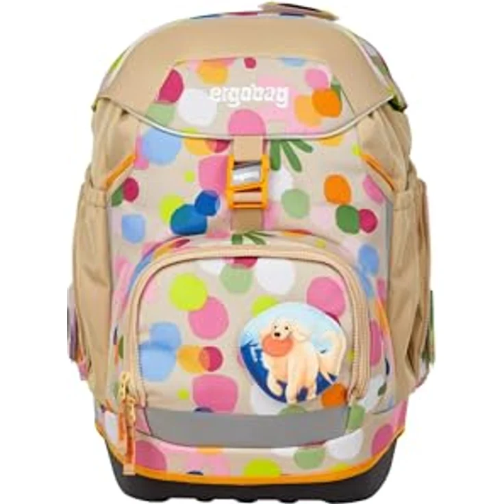 ergobag pack Set Schulrucksack ergonomisch 6-teilig, flexibles Design für 1. Klasse, wasserdicht und individualisierbar, inkl. Sport- und Federmäppchen – Bild 2