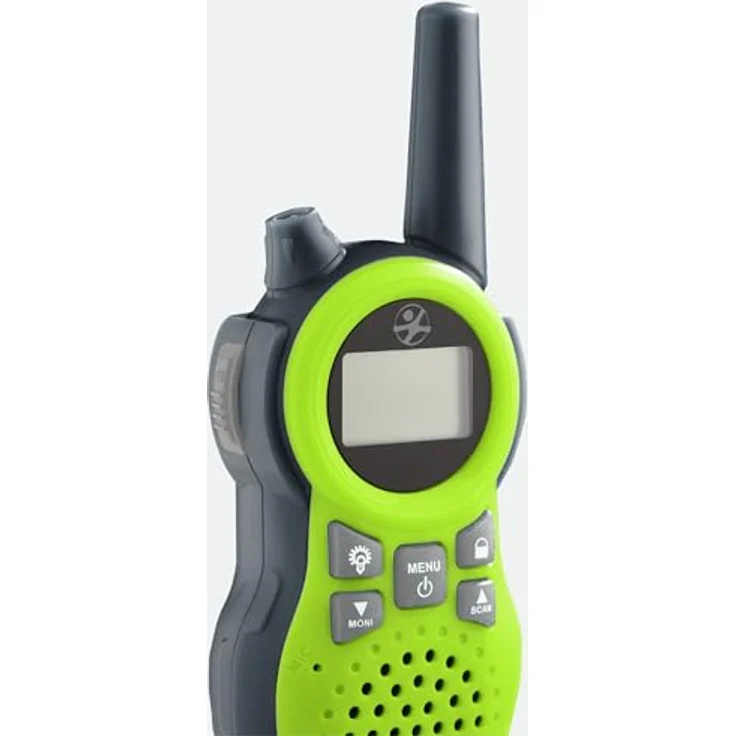Haba Walkie Talkie Terra Kids, Walkie Talkie mit LED-Lampe, 5 km Reichweite, 8 Kanäle, abnehmbarer Gürtelclip – Bild 5