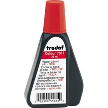 Bild für TRODAT Stempel Stempelfarbe 517011021 28ml rot Handstempelkissen rot 28ml