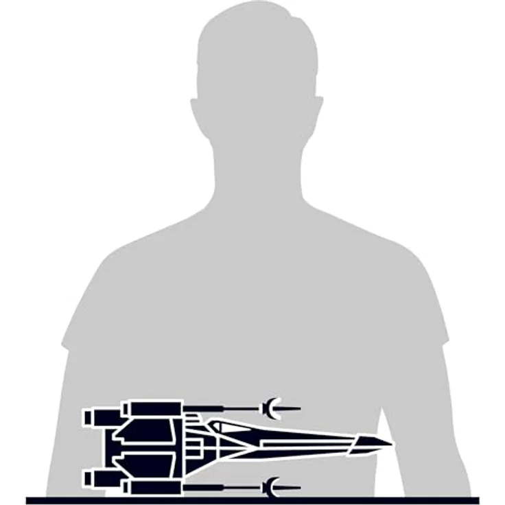 Spin Master 3D-Puzzle 4D Build - Star Wars - X-Wing Raumschiff, 160 Puzzleteile, hochwertiges Kartonmodell, filmgetreu, inklusive Kleber – Bild 6