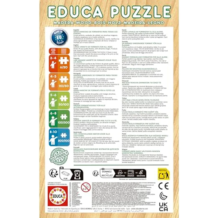 Educa Bluey Super Puzzle, 2x50 Teile Holzpuzzleset für Kinder ab 4 Jahren, langlebige Qualität und umweltfreundlich – Bild 2