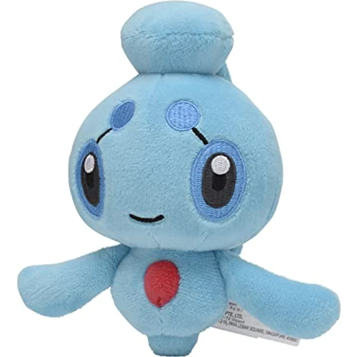 Tinisu Pokemon Phione Kuscheltier, 14 cm Plüschtier aus Polyester mit Mikroperlen gefüllt, Wasser-Pokémon aus der Sitting Cuties-Kollektion – Bild 2