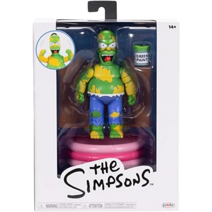 Jakks Pacific Simpsons Premium Actionfigur Furious Homer, 13 cm mit Zubehör in Blisterverpackung – Bild 5