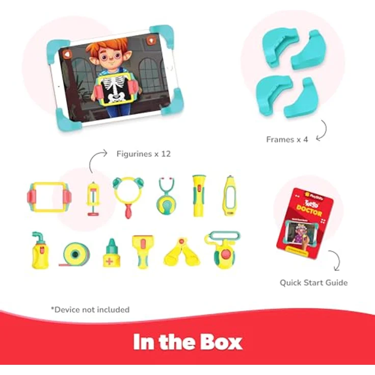 PlayShifu Tacto Doctor Set, interaktives Lernspielzeug für Kinder ab 4 Jahren, 16 Zubehörteile, handlich und leicht transportierbar – Bild 2