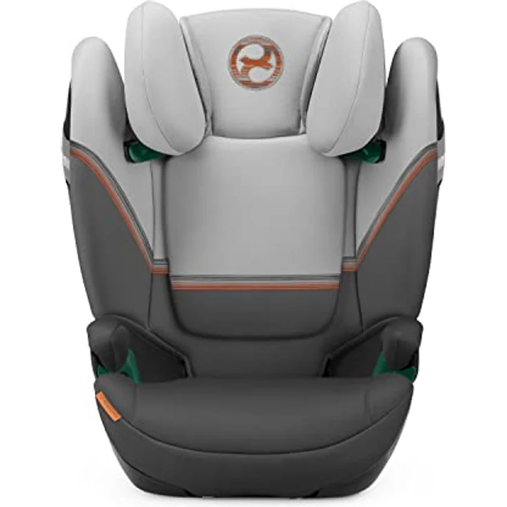 CYBEX Gold Kindersitz Solution S2 i-Fix, Für Autos mit und ohne ISOFIX, 100 - 150 cm, Ab ca. 3 bis 12 Jahre (15 - 50 kg), Lava Grey – Bild 3
