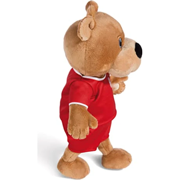 NICI Kuscheltier FC BAYERN MÜNCHEN Bär Berni 35 cm – Stofftier aus weichem Plüsch, Fußball Fanartikel zum Kuscheln und Spielen, für Kinder & Erwachsene, 49074, tolle Geschenkidee, braun – Bild 5