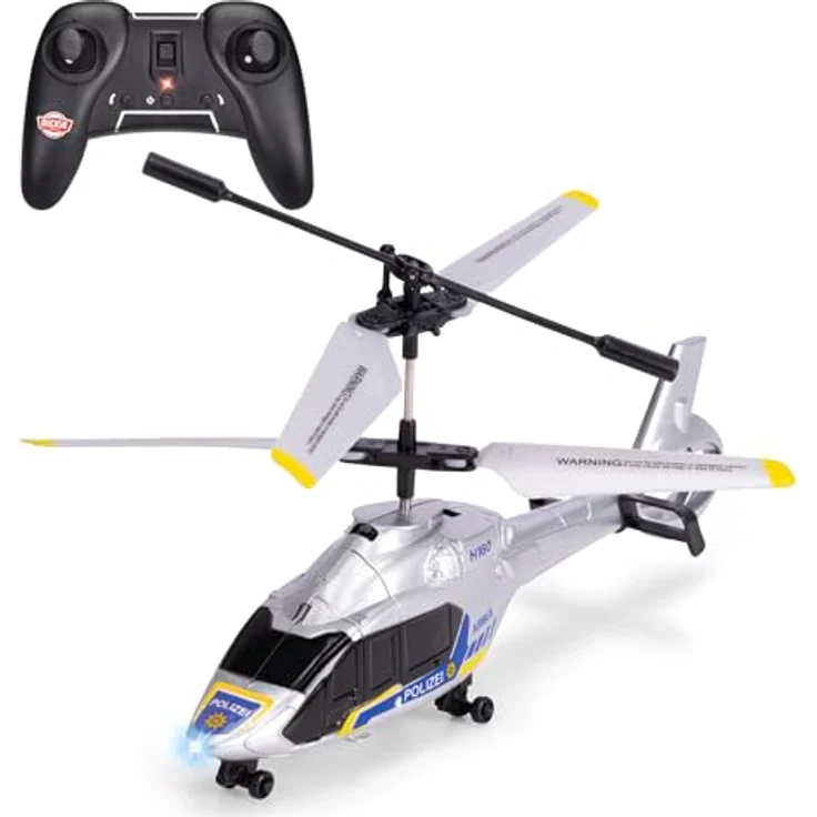Dickie Toys RC Police Helicopter, RTR, mit Licht- und Soundeffekten, blau – Bild 2