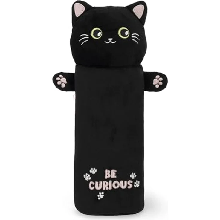 Legami Federmäppchen Super Soft, Kitty-Motiv, 100% Polyester, mit Malvorlage, L 24,5 cm – Bild 1