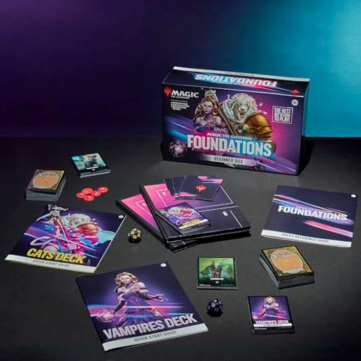 Magic The Gathering Grundstein Einsteigerbox (Deutsche Version) - Sammelkartenspiel für Anfänger mit 2 Decks, Spielmatte und Regel-Leitfaden – Bild 3