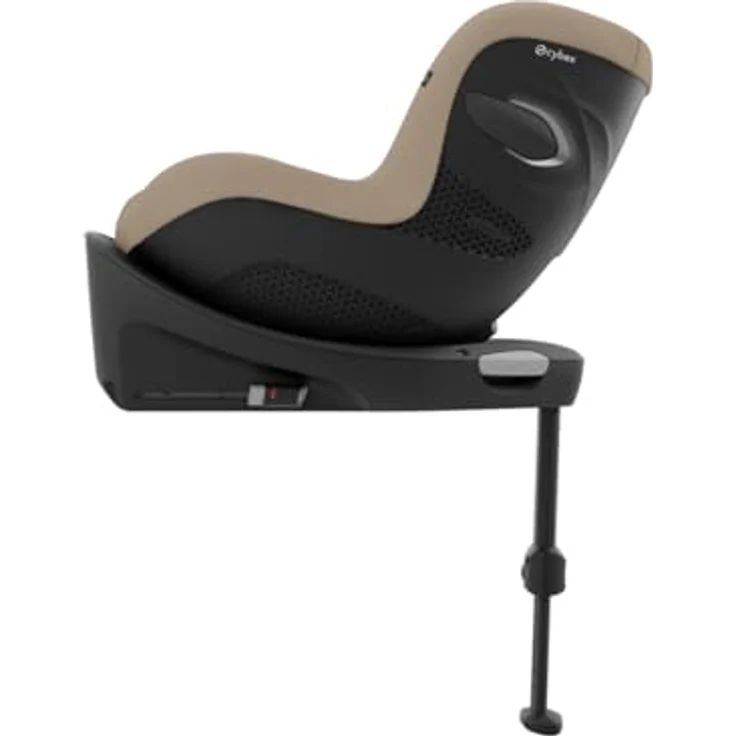 Cybex Sirona G i-Size Plus, Reboard Kindersitz mit 360°-Drehmechanismus, Almond Beige – Bild 4