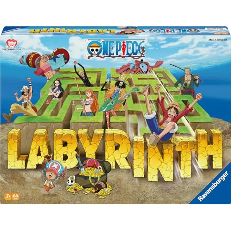 Ravensburger Spiel One Piece Labyrinth, Made in Europe, FSC® - schützt Wald - weltweit, Brettspiel, Manga und Anime-Fans, ab 7 Jahren – Bild 3