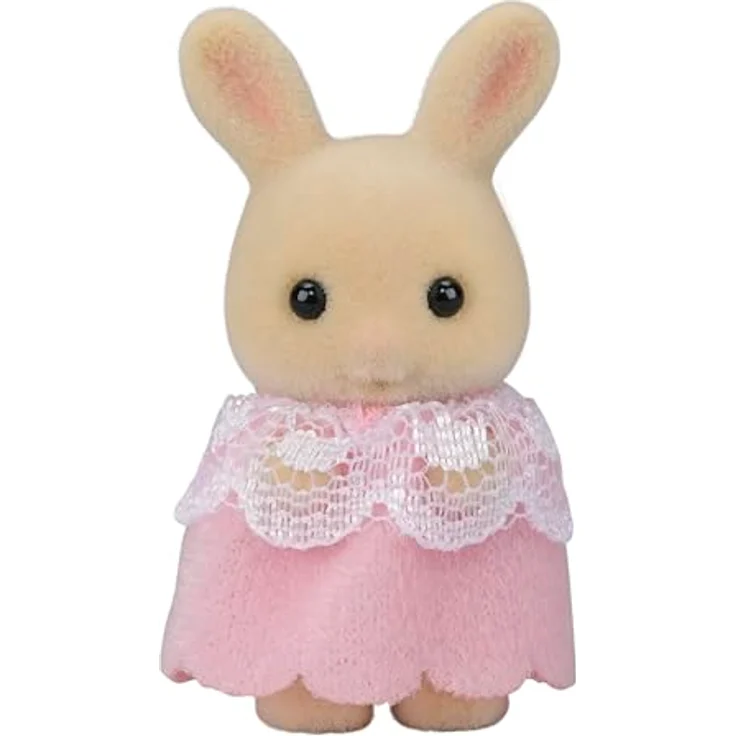 EPOCH Games Sylvanian Erlebniskindergarten Schaukel mit Figur, Spielset mit Milkrabbit-Baby, 2 Schaukeln, Rutsche und Bouldering-Wall – Bild 4