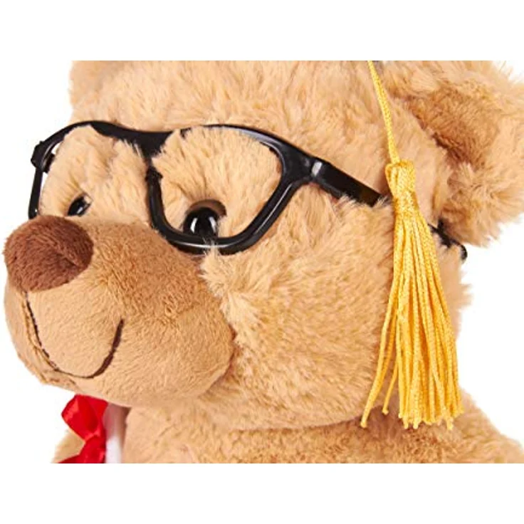 Teddy Plüschbär mit Brille, Diplom und Doktorhut - Kuscheltier für den Abschluss – Bild 8